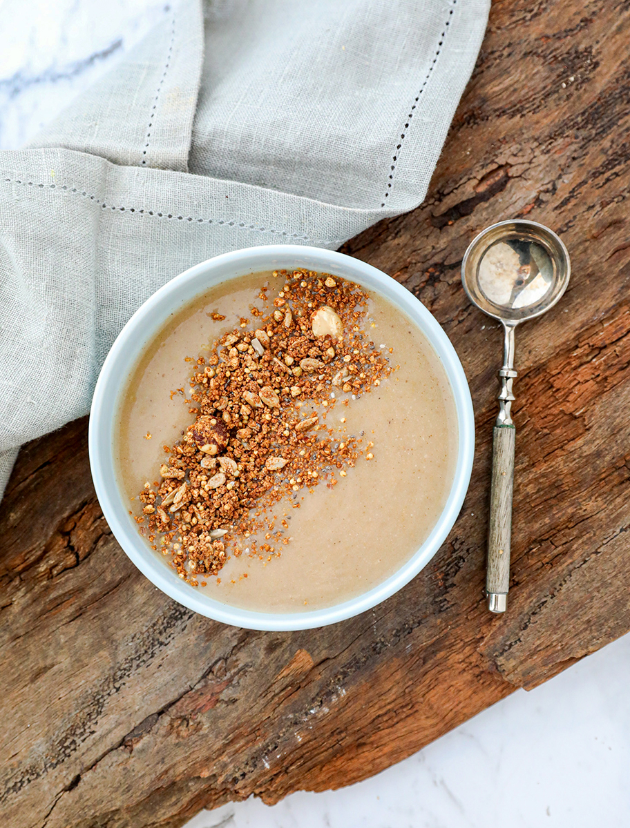 OAT CAKE WITH APPLE SOUP | Dinner Twist