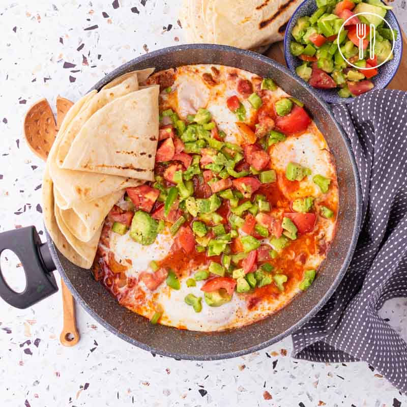 Mexican Beef and Eggs with Flatbreads Dinner Twist