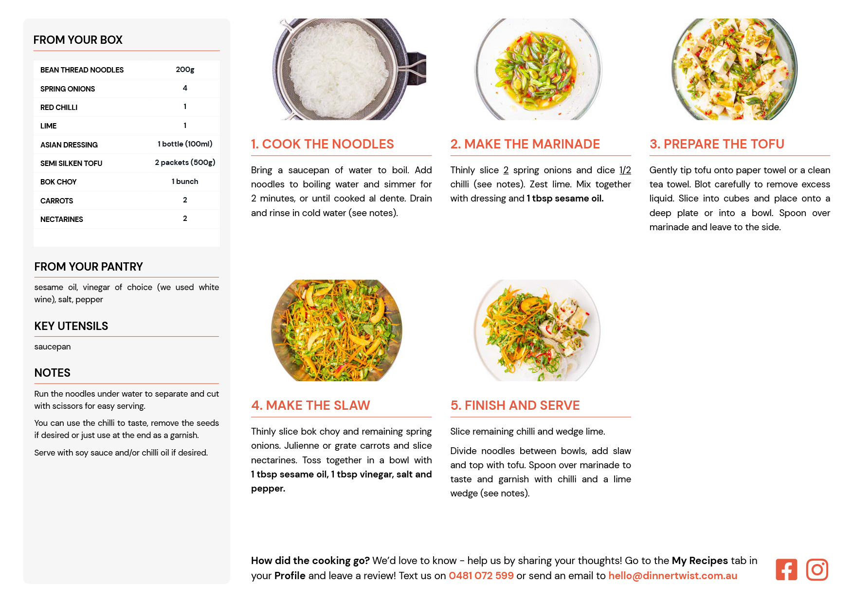 Marinated Silken Tofu with Asian Slaw | Dinner Twist